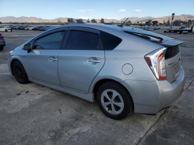 TOYOTA PRIUS 2014 silver  hybrid engine JTDKN3DUXE1823741 photo #3