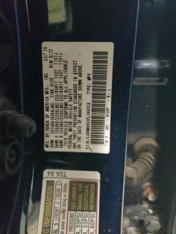 2015 HONDA 125 5J6RM4H50FL046528