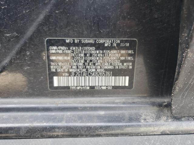 2019 SUBARU CROSSTREK - JF2GTAEC5K8265761