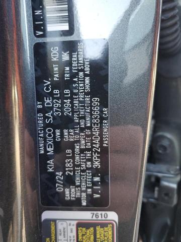 2024 KIA FORTE LX 3KPF24AD4RE836699