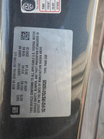 2016 CHEVROLET CAMARO LT 1G1FD1RS7G0192626