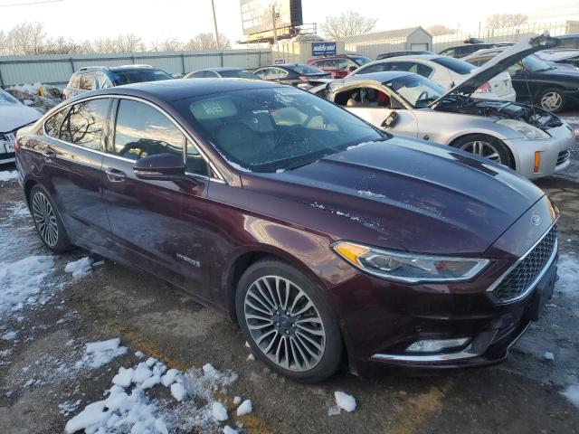 Vin: 3fa6p0ru1hr110018, lot: 88431725, ford fusion titanium hev 20174