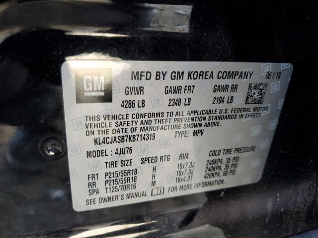 2019 BUICK ENCORE PRE KL4CJASB7KB714319
