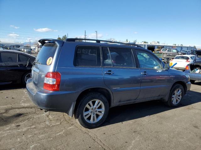 TOYOTA HIGHLANDER 2006 charcoal 4dr spor hybrid engine JTEEW21A960022140 photo #4