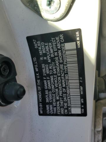 2017 HONDA CIVIC SPOR - SHHFK7H90HU227393