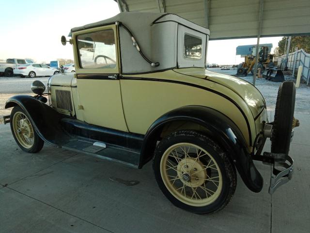 FORD MODEL A 1928 yellow   A4651941 photo #3