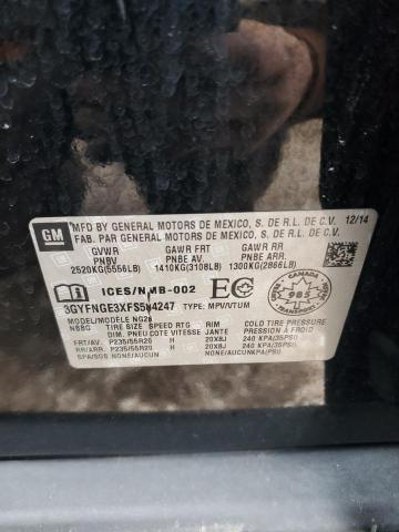 2015 CADILLAC SRX PREMIU 3GYFNGE3XFS584247