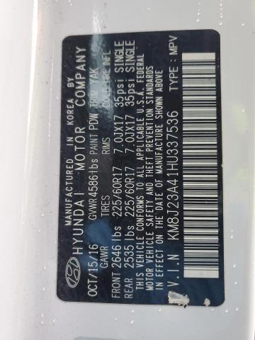 2017 HYUNDAI TUCSON SE - KM8J23A41HU337536