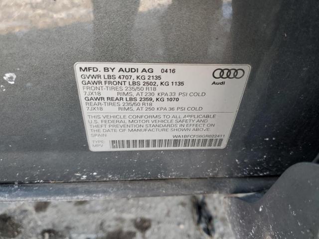 2016 AUDI Q3 PREMIUM - WA1BFCFS6GR022411