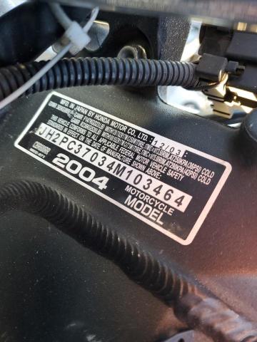 2004 HONDA CBR600 RR JH2PC37034M103464