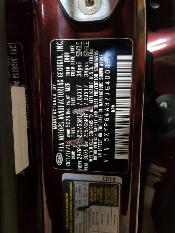 2018 KIA SORENTO LX - 5XYPG4A32JG400809