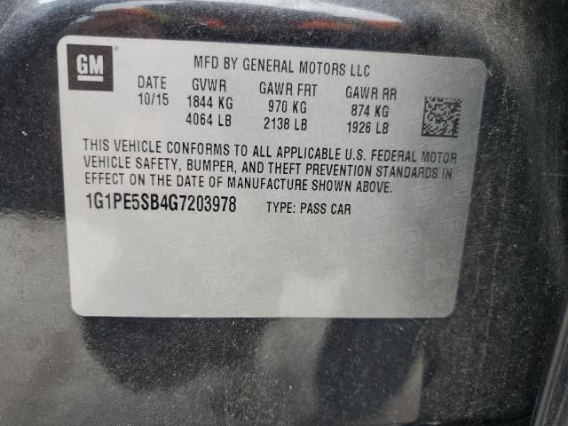 2016 CHEVROLET CRUZE LIMI 1G1PE5SB4G7203978