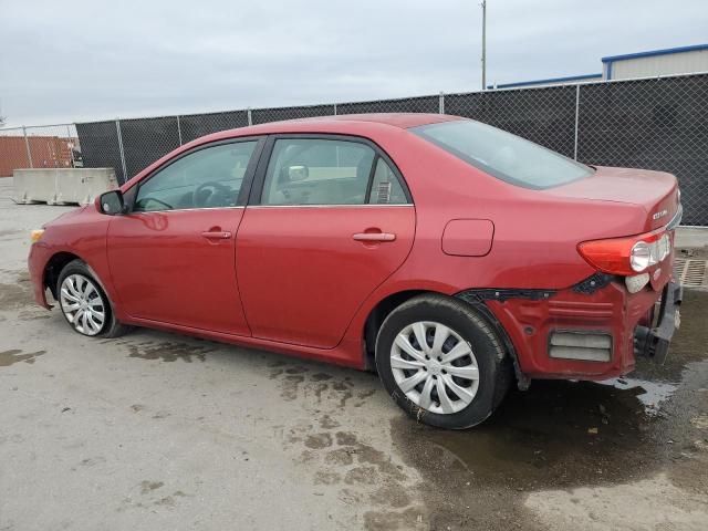 TOYOTA COROLLA 2013 red  gas 2T1BU4EE6DC044430 photo #3