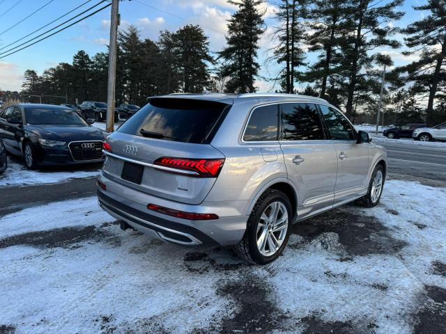 AUDI Q7 PREMIUM 2021 silver  gas WA1AXAF72MD024576 photo #4