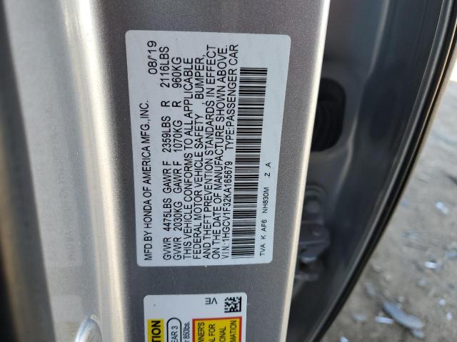2019 HONDA ACCORD SPO - 1HGCV1F32KA165679
