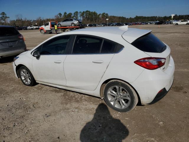 CHEVROLET CRUZE LT 2019 white  gas 3G1BE6SM9KS532011 photo #3