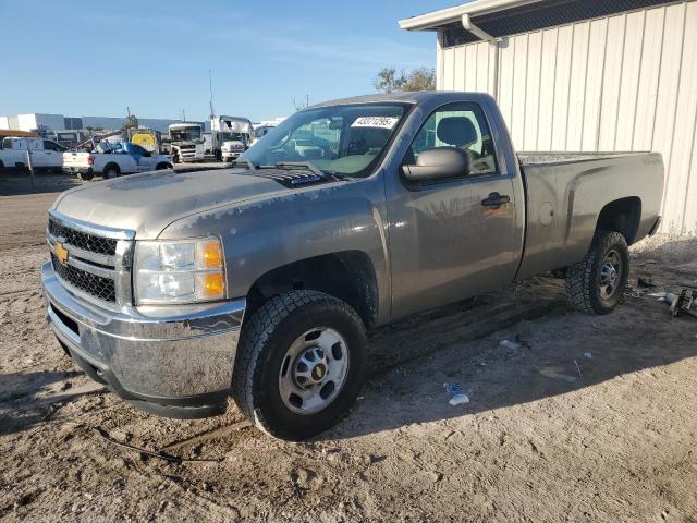 CHEVROLET SILVERADO 2013 gray pickup flexible fuel 1GC0KVCG4DF237562 photo #1