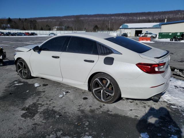 HONDA ACCORD SPO 2019 white  gas 1HGCV1F38KA044834 photo #3