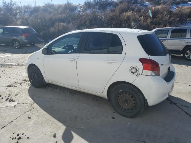 TOYOTA YARIS 2009 white  gas JTDKT903895258569 photo #3