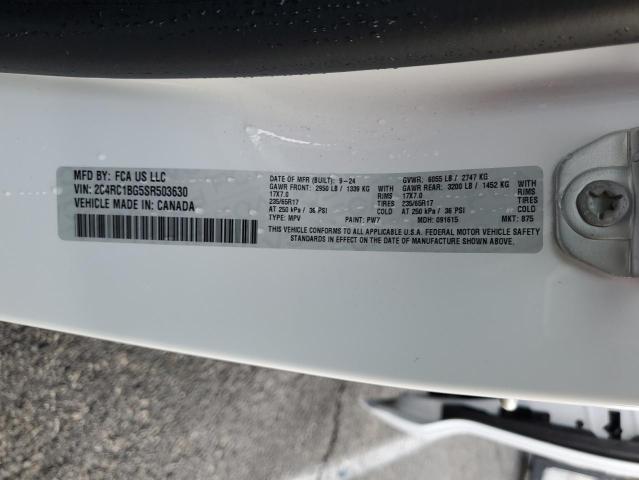 2025 CHRYSLER PACIFICA S 2C4RC1BG5SR503630