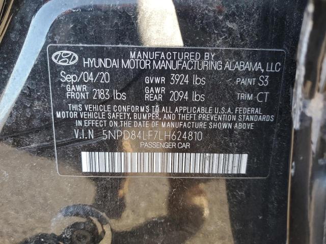 2020 HYUNDAI ELANTRA SE 5NPD84LF7LH624810
