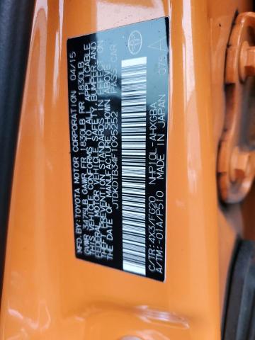 2015 TOYOTA PRIUS C - JTDKDTB34F1095252