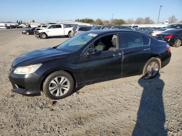 HONDA ACCORD LX 2014 black  gas 1HGCR2F38EA096740 photo #1