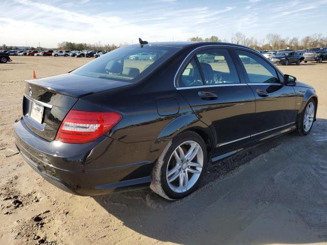 MERCEDES-BENZ C 250 2012 black sedan 4d gas WDDGF4HB9CR237599 photo #4