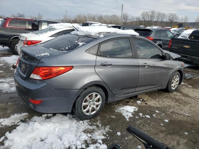 HYUNDAI ACCENT GLS 2014 gray sedan 4d gas KMHCT4AE9EU753852 photo #4