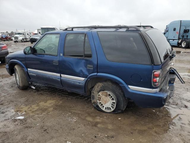 GMC JIMMY 2000 blue  gas 1GKDT13W9Y2236228 photo #3