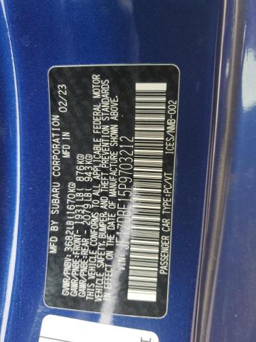 2023 SUBARU BRZ LIMITE JF1ZDBE15P9703212