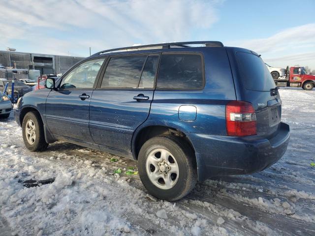 TOYOTA HIGHLANDER 2007 blue 4dr spor gas JTEGD21AX70156302 photo #3