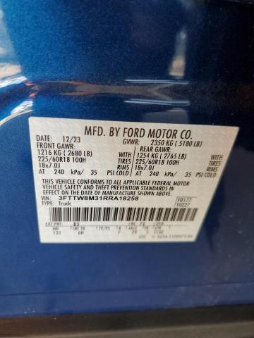 2024 FORD MAVERICK L 3FTTW8M31RRA18258