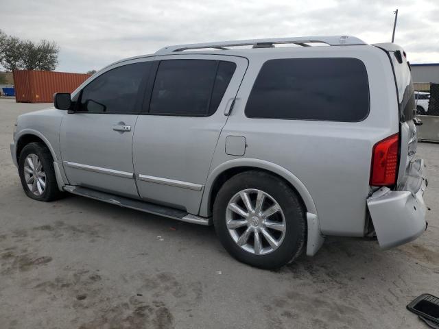 INFINITI QX56 2008 silver 4dr spor gas 5N3AA08D58N911144 photo #3