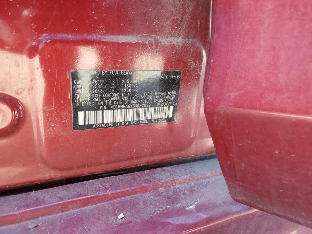 2016 SUBARU LEGACY 2.5 - 4S3BNBA6XG3032892