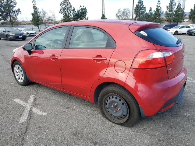 KIA RIO LX 2012 red  gas KNADM5A33C6066682 photo #3