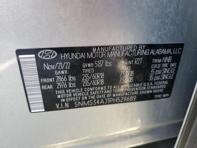 2023 HYUNDAI SANTA FE S 5NMS34AJ1PH529689