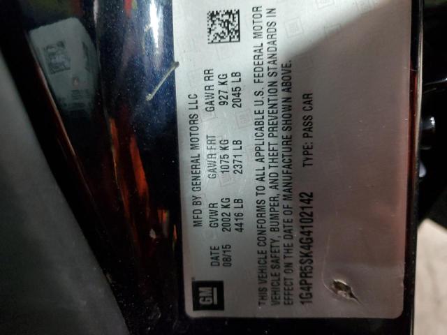 2016 BUICK VERANO CON - 1G4PR5SK4G4102142