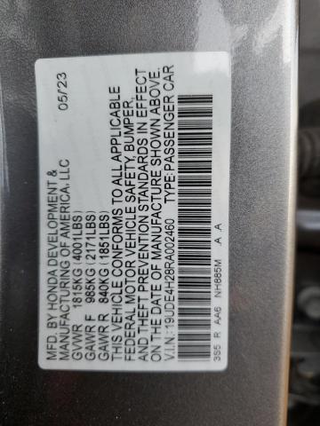 2024 ACURA INTEGRA - 19UDE4H28RA002460