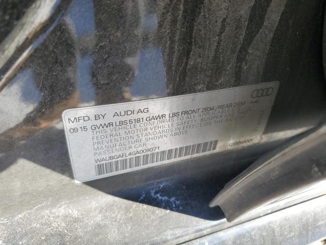 2016 AUDI S4 PREMIUM - WAUBGAFL4GA009071
