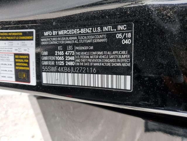 2018 MERCEDES-BENZ C 300 4MAT - 55SWF4KB6JU272116