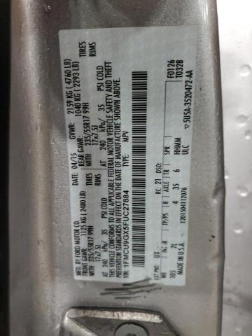 2015 FORD ESCAPE SE - 1FMCU9GX5FUC27884
