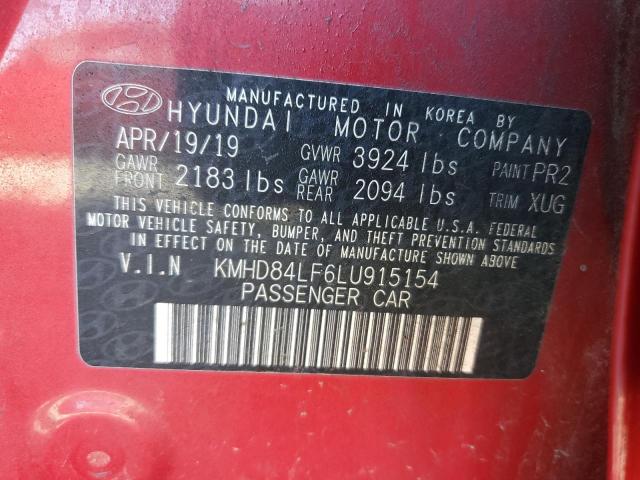 2020 HYUNDAI ELANTRA SE - KMHD84LF6LU915154