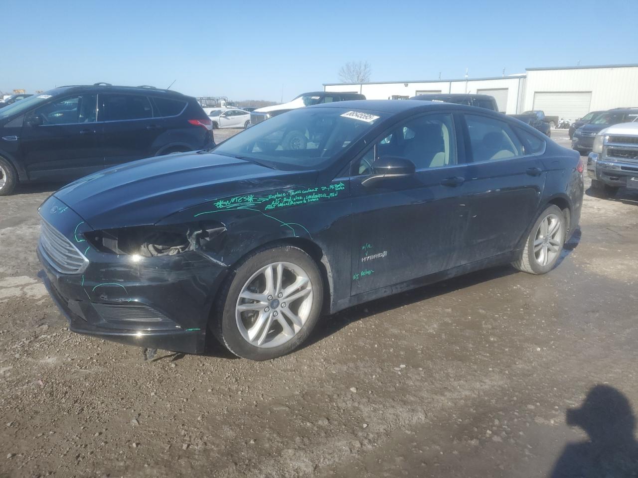 3FA6P0UU4JR221045 FORD FUSION S H 2018