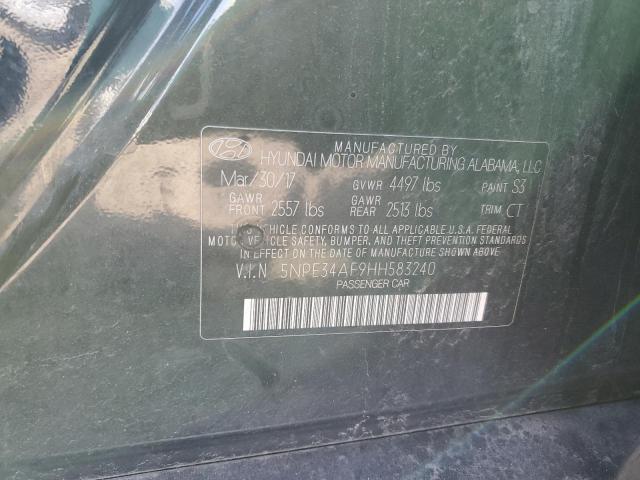 2017 HYUNDAI SONATA SPO - 5NPE34AF9HH583240
