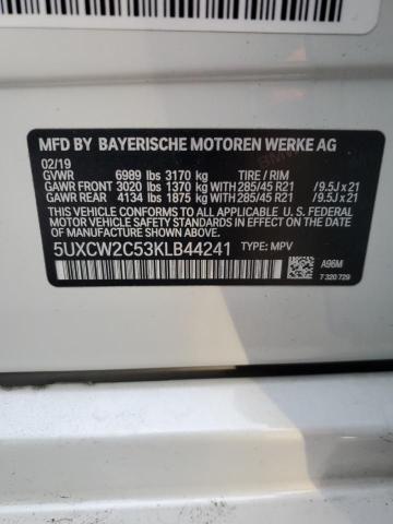 2019 BMW X7 XDRIVE4 - 5UXCW2C53KLB44241