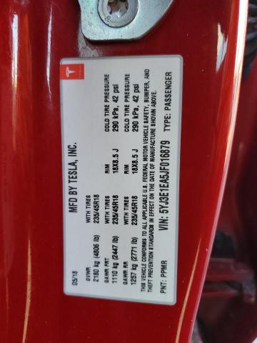 2018 TESLA MODEL 3 5YJ3E1EA5JF016879
