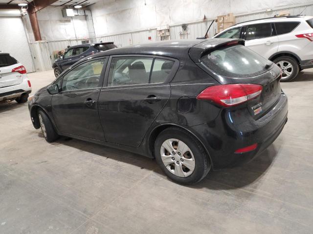 KIA FORTE LX 2017 black  gas KNAFK5A80H5667376 photo #3