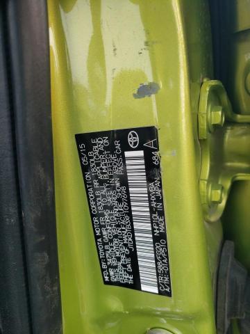 2015 TOYOTA PRIUS C #3287368992