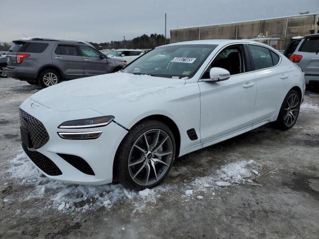 GENESIS G70 BASE 2025 white  gas KMTG34SC9SU153588 photo #1